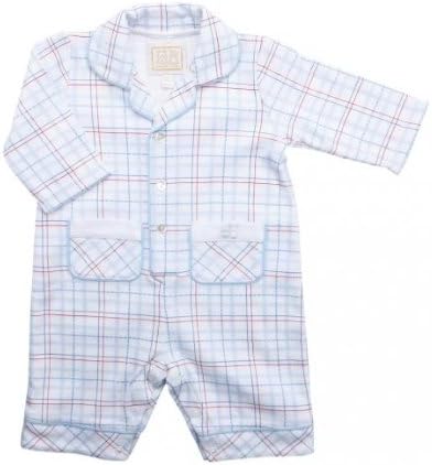 baby boy check pyjamas