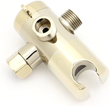 ConservCo Three-Way Universal Water Flow Diverter &amp; Mount - Gold Finish