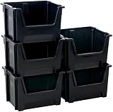 BiGDUG Essentials Large Stacking Pick Bin 50L 320H x 495W x 390D mm Pack of 5 view 1