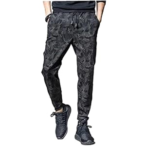 Hainice Mannen Straight Pants joggingbroek casual broek Koord Potlood Broek Slim Sports lange broek met zakken…