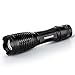 TANSOREN® 900 Lumens Ultra Bright LED Handheld Flashlight Zoomable Tactical Waterproof Black