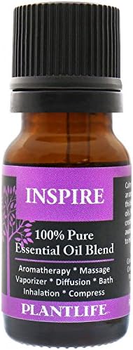 PlantlifeInspire Aromatherapy Essential Oil Blend - Straight from The Plant 100% Pure Therapeutic Grade - No Additives or Fillers - Made in California 10 ml