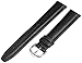 Voguestrap TX48316BK Allstrap 16mm Black Regular-Length Padded Genuine Calf Watchband