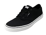 Vans Kids Atwood (Canvas) Black/White Skate Shoe 6.5 Kids US