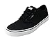 Vans Kids Atwood (Canvas) Black/White Skate Shoe 6.5 Kids US