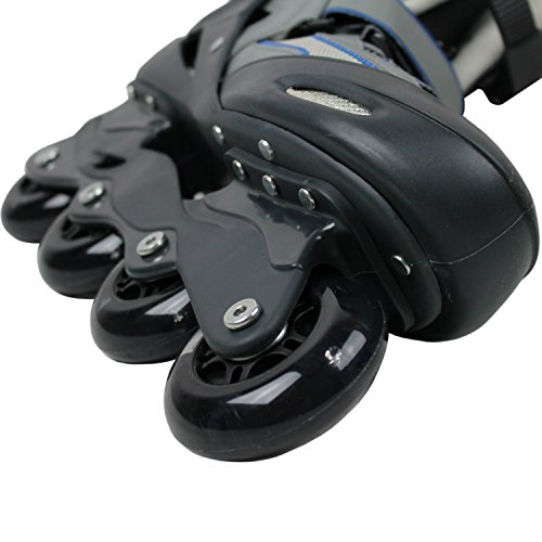 LED INLINE WHEELS 76mm 82a Skate Rollerblade Ripstik Luggage LIGHT UP 2