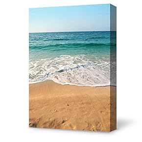 Canvas Wall Art Modern Beach and Travel Home Decor Canvas Painting Wall Decoration for Bedroom Living Room - 12x18 inches