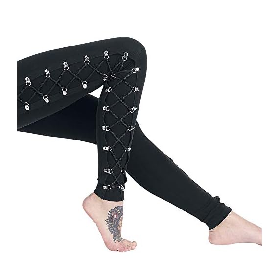 XXXITICAT-Womens-Sexy-Black-Satin-Side-Lacing-Solid-Pants-Long-Bodycon-High-Waist-Bandage-Slim-Thick-Lace-Up-LeggingsBLS