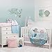 NoJo Sugar Reef Mermaid 4 Piece Nursery Crib Bedding Set