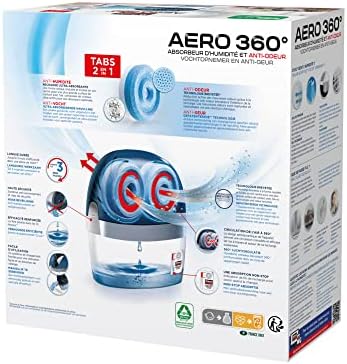 Aero 360º Stop - Absorvedor de Humidade (40 m²), incluindo 2 recargas de 450g