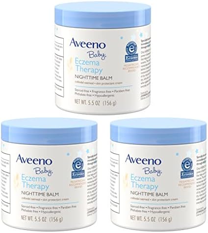 Aveeno Baby Eczema Therapy Nighttime Balm, with Natural Colloidal