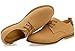 DADAWEN Men's Casual Canvas Lace Up Oxfords Shoes Camel US Size 11