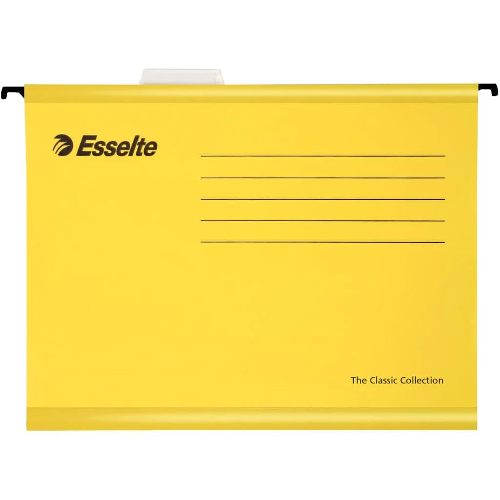 Esselte 90314 Classic Suspension Files For A4 Format - Yellow, Pack of 25 — image 1