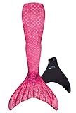 Fin Fun Mermaid Tail, Monofin, Protector Kit, Malibu Pink, Size Child 8