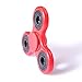 KASST Stress Reducer, Hand Tri-Spinner Fidget Spinner Toy Perfect for ADD, ADHD, Anxiety and Autism Adult Children, Red