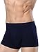 TEERFU 5 Pack Mens Bamboo Fiber Underwear Sexy Boxer Briefs Breathable Shorts,US S-M (Size tag XL),5pack - in 5 Color