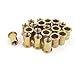 YXQ 20Pcs M5 Rivet Nut Flat Head Blind Insert Nutsert Rivnut Carbon Steel Zinc Plated