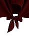 SweatyRocks Women's Loose Short Sleeve Summer Crop T-shirt Tops Blouse Burgundy#2 Small