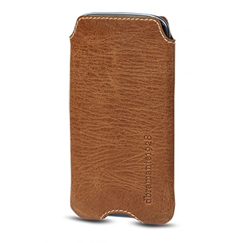 Dbramante1928 Universal Pocket Leather Case for 4.8 inch Smartphone - Golden Tan