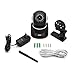 Pyle Indoor Wireless IP Camera - HD 1080p Network Security Surveillance Home Monitor System - Motion Detection, Night Vision, PTZ, 2 Way Audio, iPhone Android Mobile App - PC WiFi Access - PIPCAMHD82