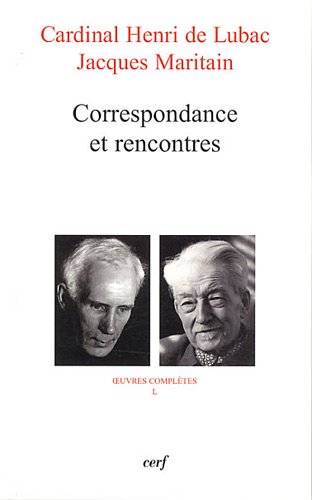 Correspondance et rencontres