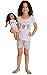 Girl and Doll Matching Outfit Clothes - Shorts and Shirt Set for Girl & Doll - Fits American Girl Dolls, Size 10