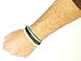 Dark Brown Leather Strap & Coloured Cords Leather Bracelet / Leather Wristband / Surf Bracelet - 63