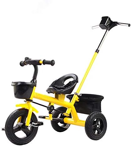 子供用自転車 多機能 ベビーカー キッズ三輪車 シートベルト カップホルダー付き 収納バスケットを