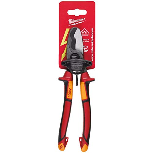 Milwaukee 932464563 VDE Cable Cutter 210mm, Red