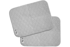 Pet Parents® Pawtect® Pads Washable Pee Pads for Dogs (2pack) of Premium Dog Pee Pads, Waterproof Puppy Pads & Reusable Dog Pads, Whelping Pads & Modern Pee Pads for Dogs (Grey, 18x24)