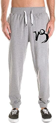 UGWATQ Fashion Capricorn Symbol In Link The Goat Logo Jogger Pants Running Trousers Sweatpants Light Weight Jersey Pants