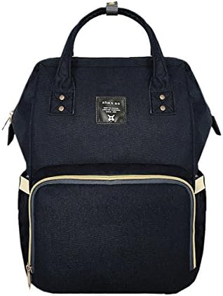 Diaper Bag Multi-Function Waterproof Travel Backpack Nappy Bags for Baby Care with Large Capacity,Wide Top Opened,Match Most Stroller&Keep Everything Organized Best Shower Gift (6Black)