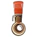 SharkBite 1/2 x 1/2 Inch Ball Valve with FNPT Connector, Push to Connect Brass Plumbing Fitting, PEX Pipe, Copper, CPVC, PE-RT, HDPE, 22182-0000LF