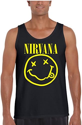 NineTeen Nirvana Mens Fashion Tank Top (Small, Black)