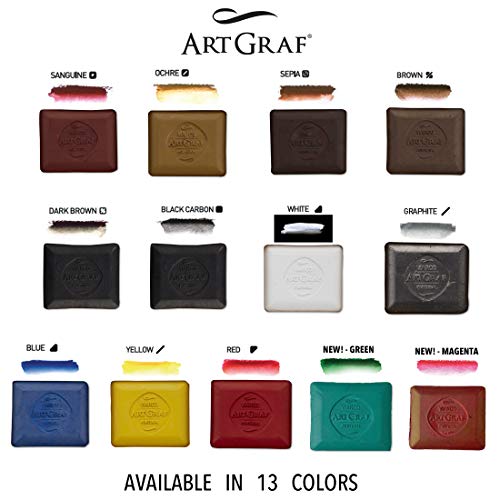 Art Graf Artist Water Soluble Tailors Chalk Set of 6 Beautiful Colors