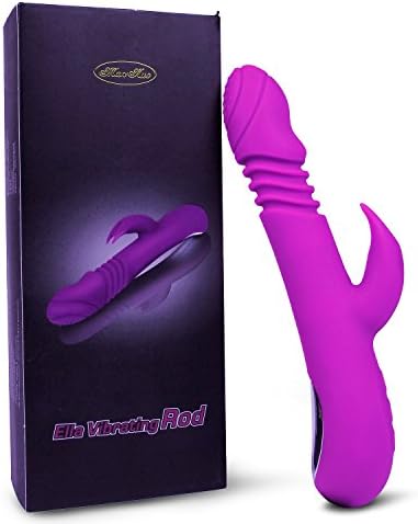 Heated Rotating Rabbit V-ibrator Wand Massager for Women with 7 Vibration Patterns for Muscle Aches and Sport Recovery
