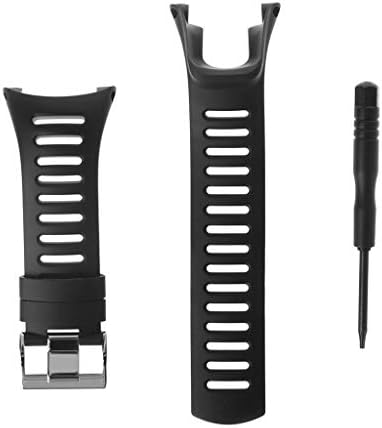 huanban072 Soft Black Rubber Replacement Men's Watch Band Strap for SUUNTO Ambit 1/2/3