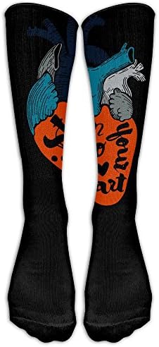 Over The Calf Tube Ankle Socks Knee Length Stawberry Orange Blue Black Sock Sport Legs/Boots Knee High Mid-calf