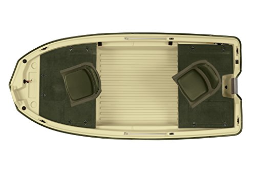 Sun Dolphin Pro 120 Fishing Boat (Beige/Green, 11'3")