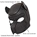 Neoprene Bondage Fetish Puppy Mask, Black Full Face Breathable Restraint Head Hood, Sex Toys, for Unisex Adults Couples, BDSM/LGBT Cosplay Halloween Masquerade Maskthumb 2