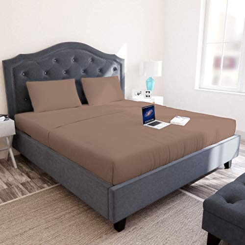 King Sheets Set 800 TC Cotton Bed Sheets ExtraLong Staple Sateen Weave