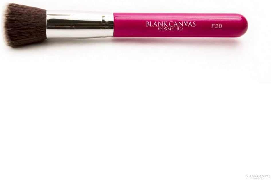 Blank Canvas F20 Multi-Purpose Buffer Make-Up Face Brush, Hot Pink/Silver, Hot Pink1 Units