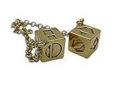 Smuggler's Dice Accurate Antique Weathered Gold