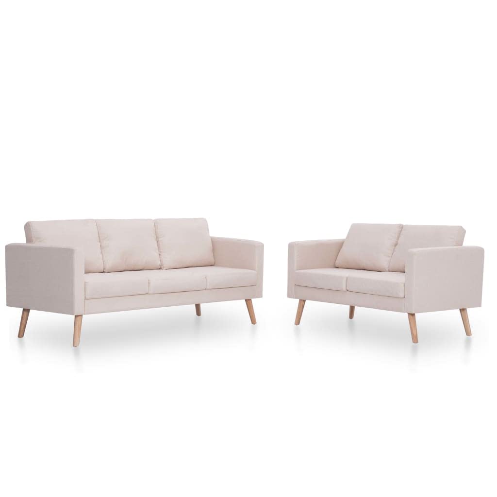 vidaXL-Conjunto-Sofa-2-y-3-Plazas-2-Piezas-Tapizado-Tela-Estructura-Patas-Madera-Diseno-Moderno-Cojin-Asiento-Respaldo