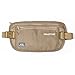 HaWaTour Cross Body and Waist Passport Holder Travel Wallet Money Belt - Rip-Stop Nylon RFID Blocking Pockets (Beige)