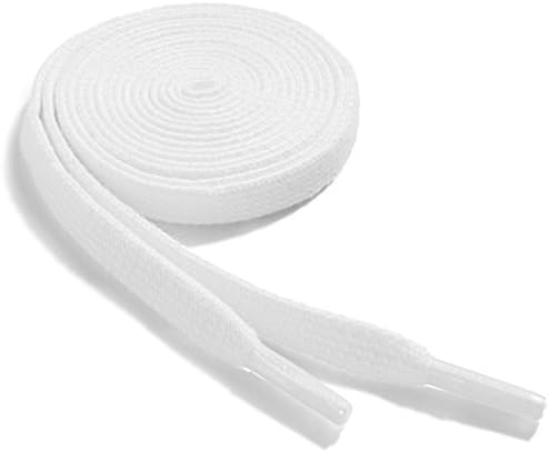 OrthoStep Narrow Flat Athletic Shoelaces - High Durability 2 Pair Pack