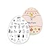 CICI&SISI 3Pcs Nail Art Stamping Template Set Bunny Design Cute Animal Manicure Print Image Plate Easter Theme