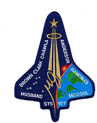 STS-107 Mission Patch Space Shuttle Columbia Large 7.5 Inch Jacket Size