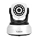 Yafeite IP Camera WIFI Camera 720P HD Used for baby/child/pet/nanny monitor Pan/Tilt Two-Way Audio and Night Vision 380° Black & White