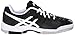 ASICS Men's GEL-Dedicate 4 Tennis Shoe, Black/White/Silver, 9.5 M US